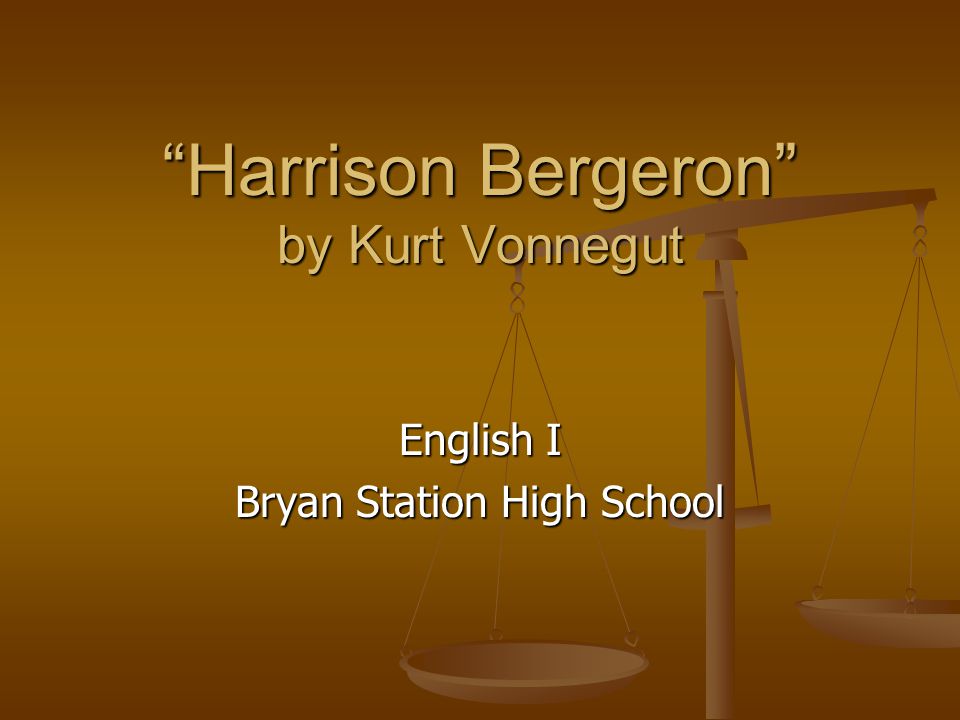 Literary Analysis of Harrison Bergeron